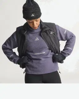 sweat-shirt adidas ras-du-cou de running adi365 climawarm+ Femme – 4/4