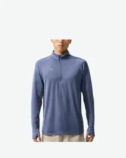 Tee-shirt d'hiver à demi-zip Therma-FIT Repel Nike Stride Homme – 1/4