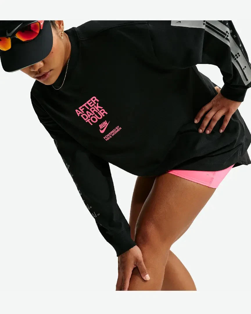 T-shirt à manches longues Dri-FIT Nike After Dark Tour Femme