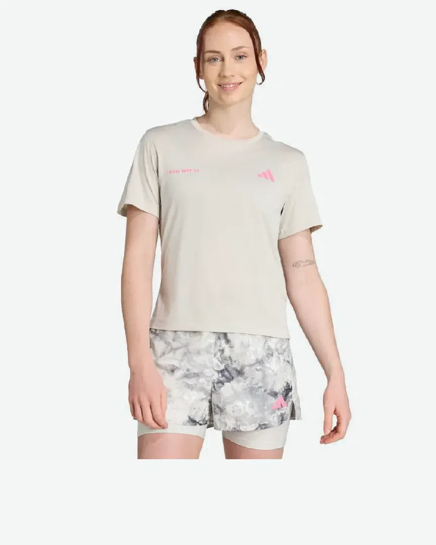 t-shirt adidas chiné own the run Femme
