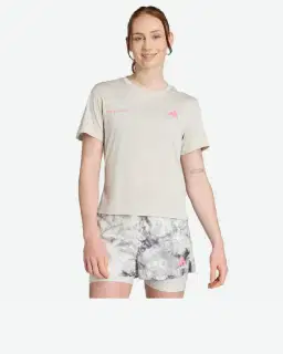 t-shirt adidas chiné own the run Femme – 1/4