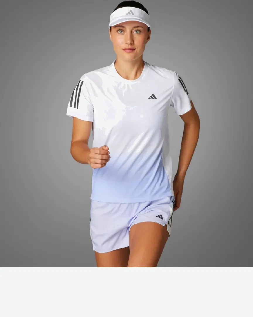 t-shirt adidas colorblock own the run climacool Femme
