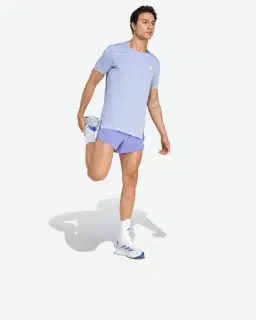 t-shirt adidas de running adizero Homme – 3/4