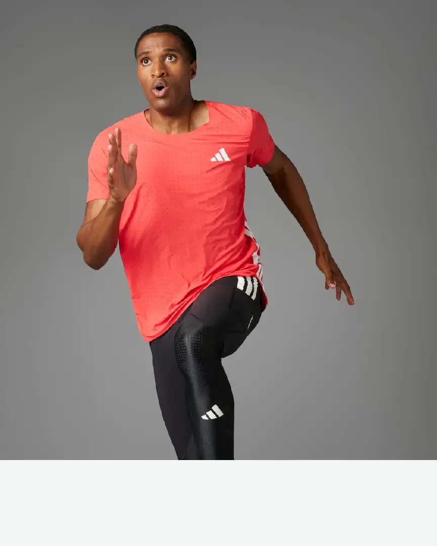 t-shirt adidas de running adizero Homme