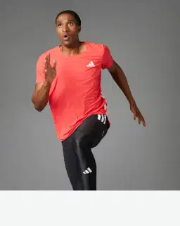 t-shirt adidas de running adizero Homme – 1/4