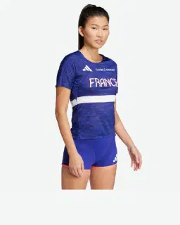 t-shirt adidas équipe de france femmes Femme – 3/4