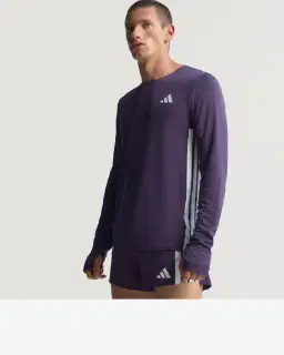 t-shirt adidas à manches longues de running adizero Femme – 3/4