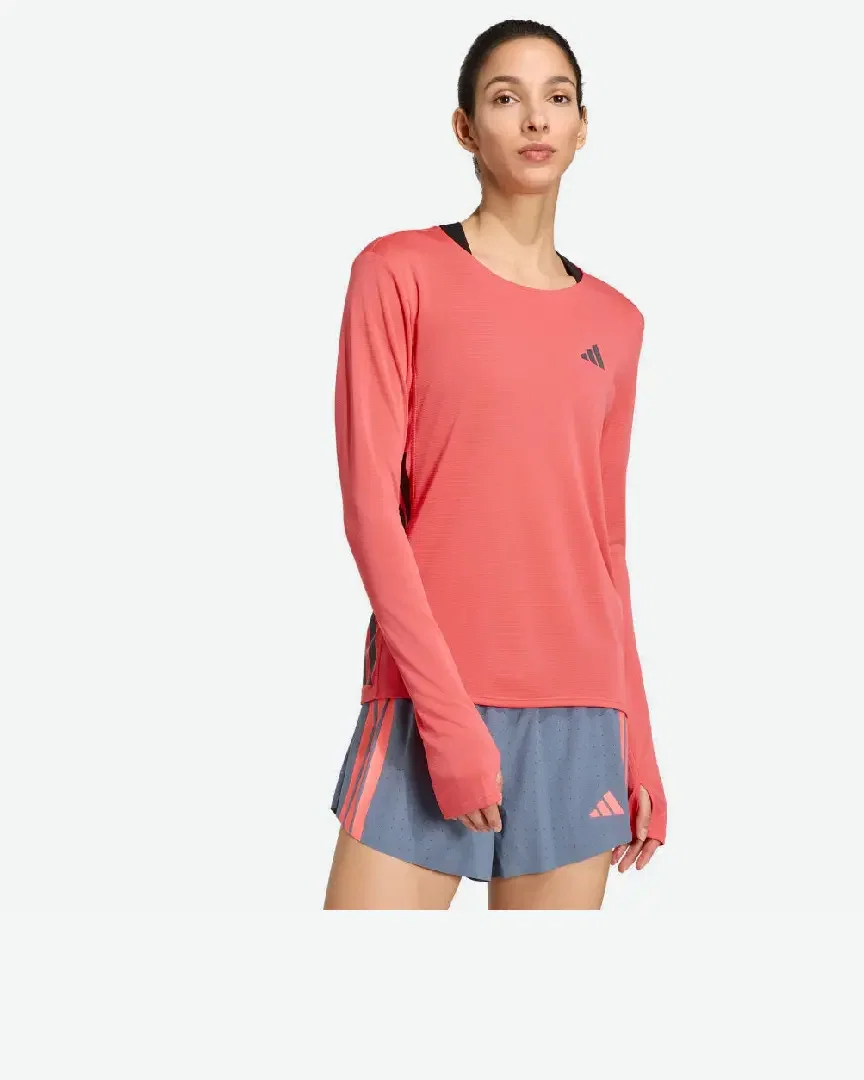 t-shirt adidas à manches longues de running adizero Femme
