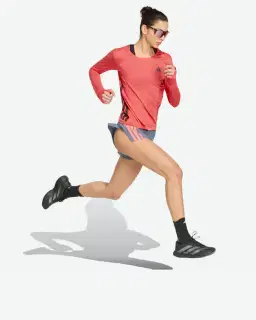 t-shirt adidas à manches longues de running adizero Femme – 3/4