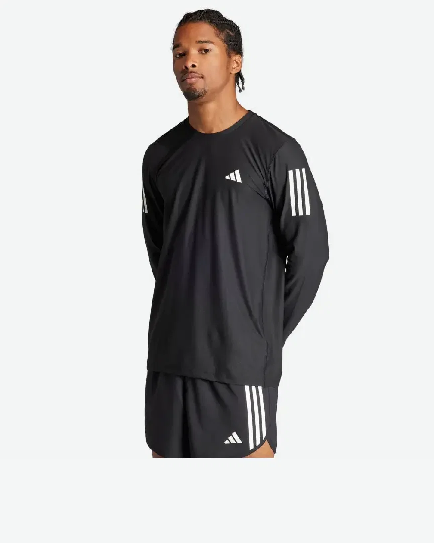 t-shirt adidas manches longues own the run Homme