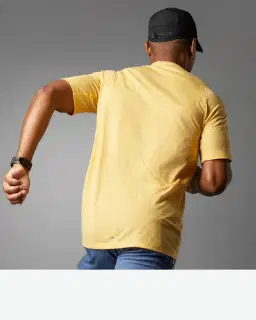 t-shirt adidas own the run 3 bandes Homme – 2/4