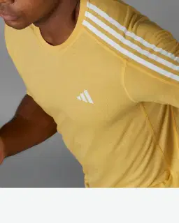 t-shirt adidas own the run 3 bandes Homme – 4/4