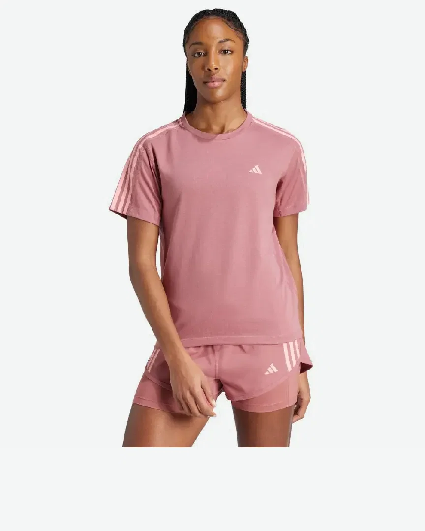 T-Shirt Adidas Own The Run 3 Bandes M