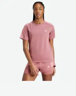 t-shirt adidas own the run 3 bandes Homme – 1/4