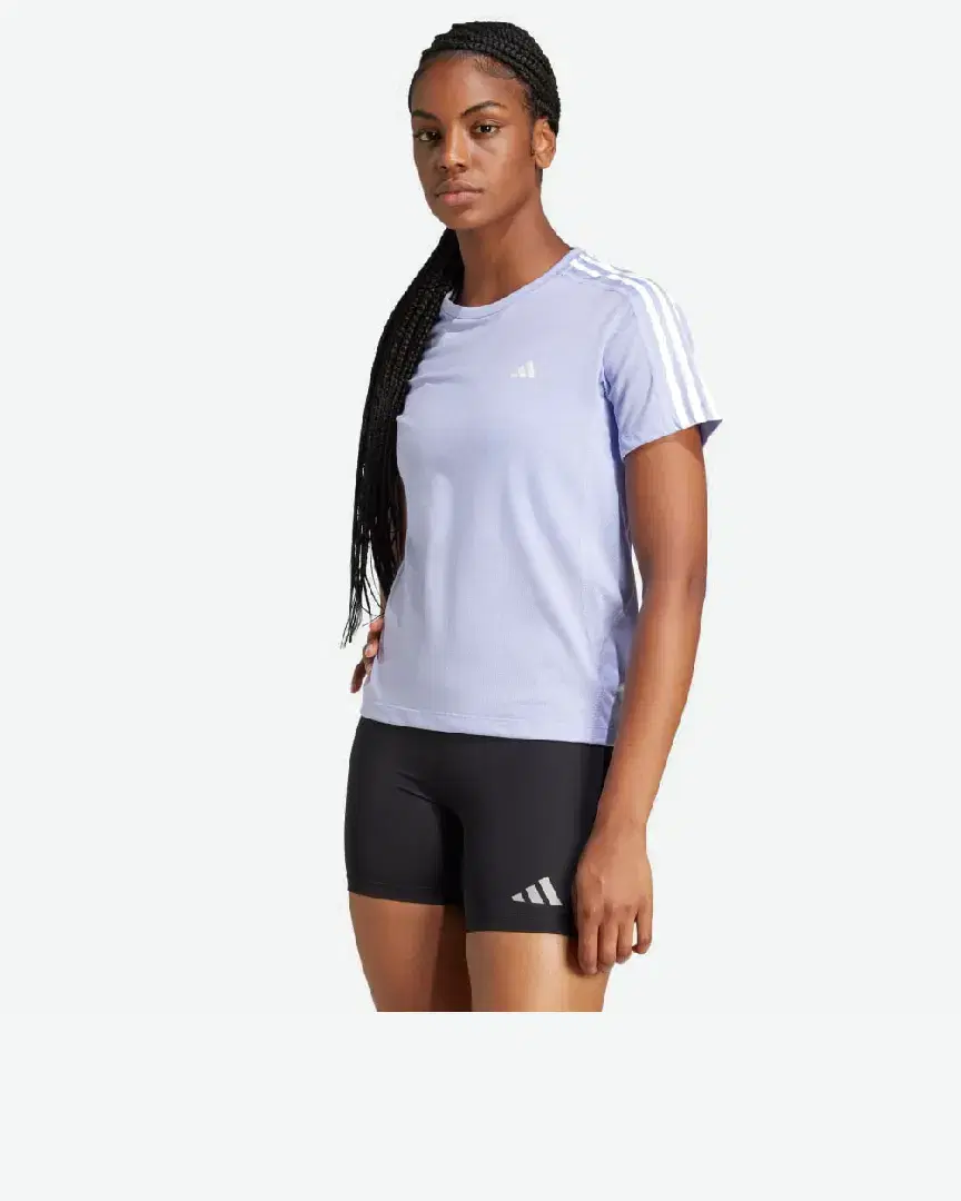 T-Shirt Adidas Own The Run 3 Bandes M - Unisex (26) au meilleur prix !