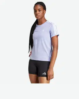 t-shirt adidas own the run 3 bandes Homme – 1/4