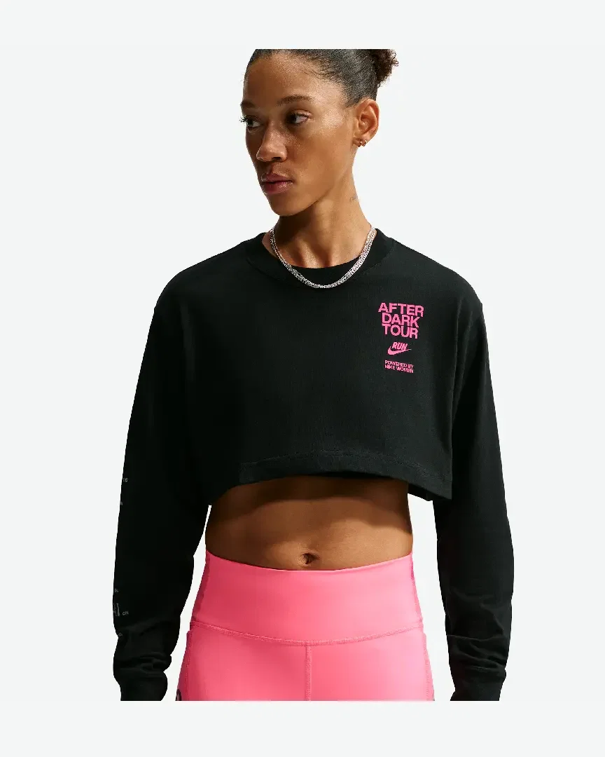 T-shirt ultra-court Dri-FIT Nike After Dark Tour Femme