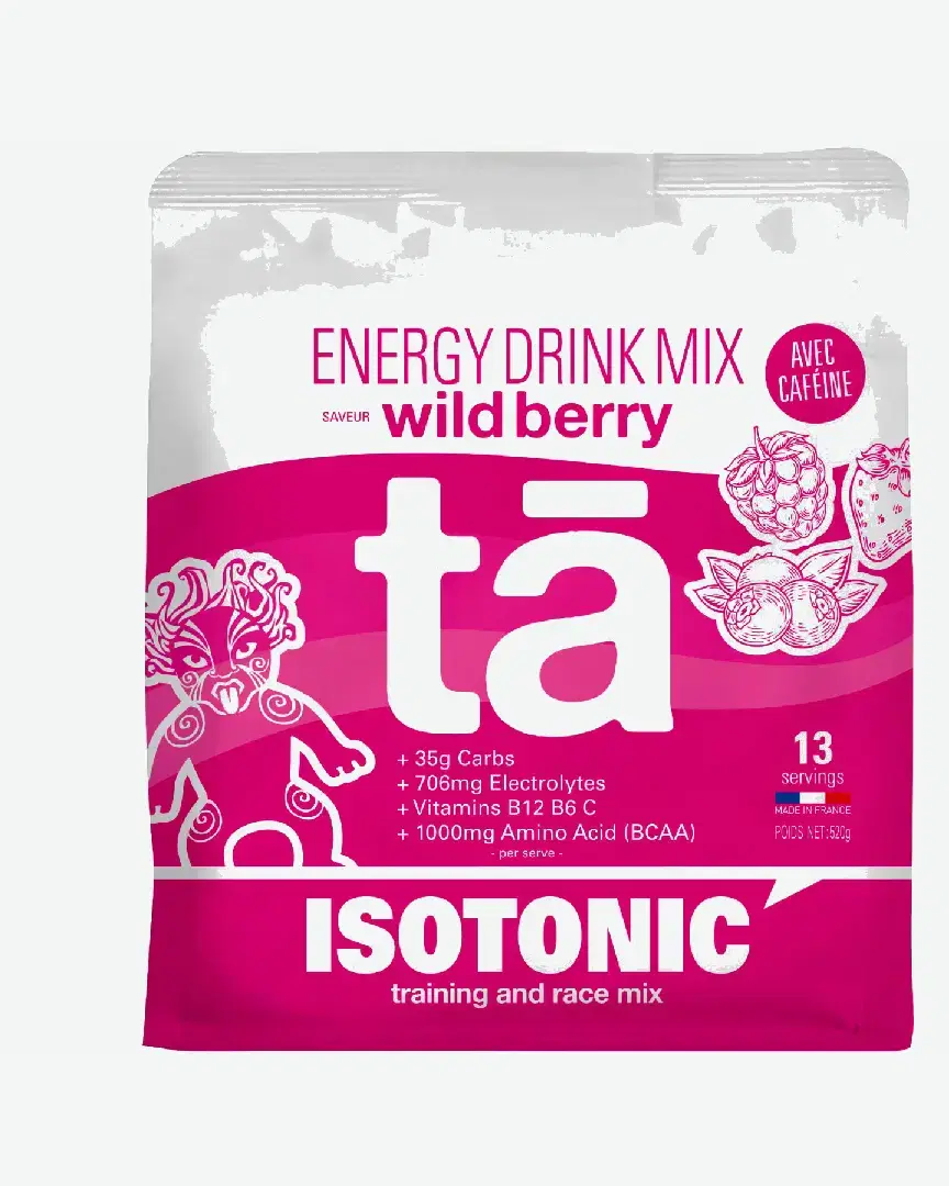Ta Energy Isotonic Energy Drink Mix Fruits Rouges Caféine - Unisex (27) au meilleur prix !