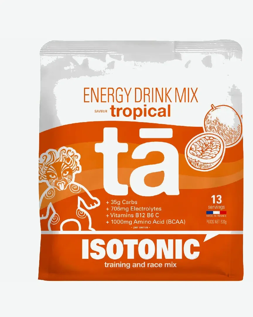 Ta Energy isotonic energy drink mix tropical Unisexe