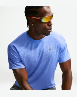 Tee-shirt d'hiver à manches courtes Dri-FIT Nike Stride Homme – 3/4