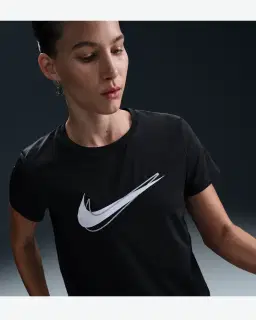 Tee-shirt à manches courtes Dri-FIT Nike One Swoosh Femme – 1/4