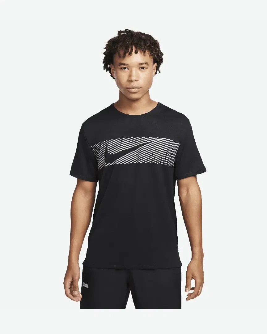 Tee-Shirt À Manches Courtes Dri-Fit Uv Nike Miler Flash M