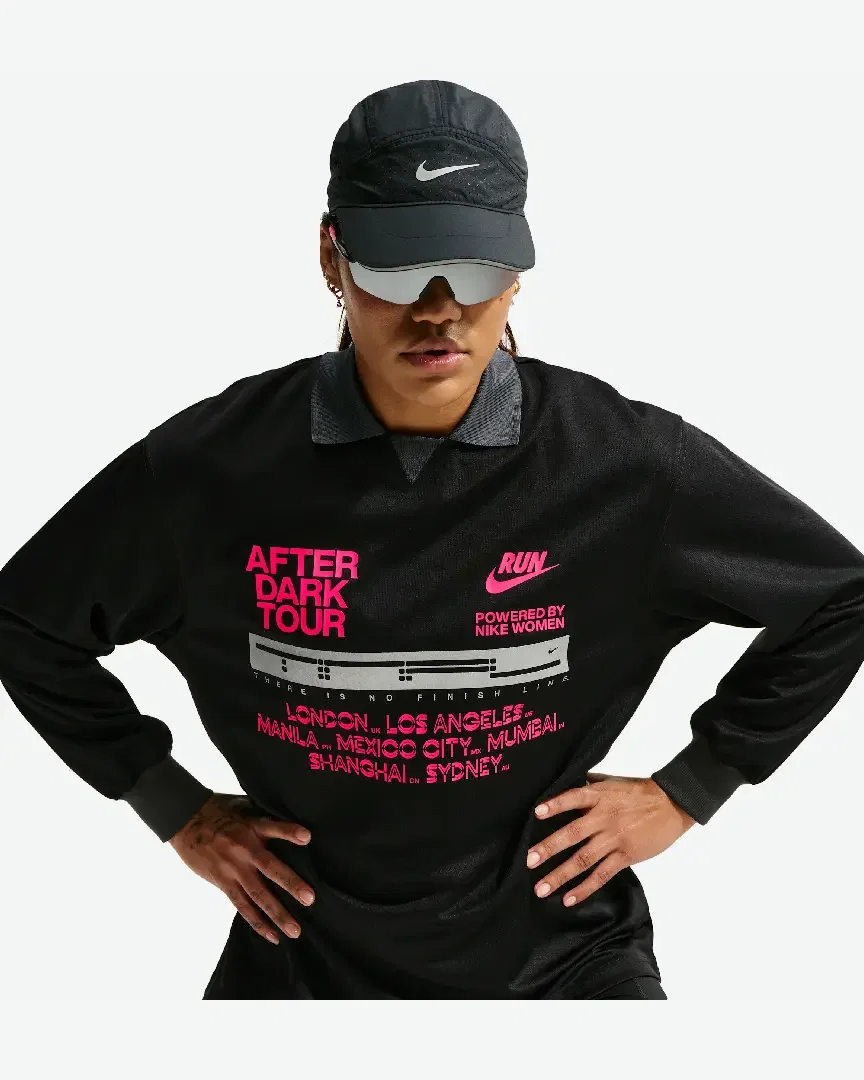 Tee-Shirt À Manches Longues Dri-Fit Nike After Dark Tour W