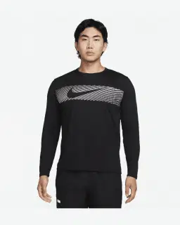 Tee-shirt à manches longues Dri-FIT UV Nike Miler Flash Homme – 1/4