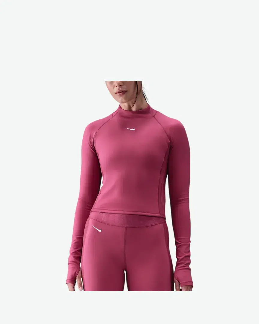 Tee-Shirt À Manches Longues Nike Pro Ls T-Shirt W - Women (30) au meilleur prix !