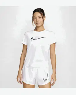 Tee-shirt à motif et manches courtes Dri-FIT Nike One Femme – 1/4
