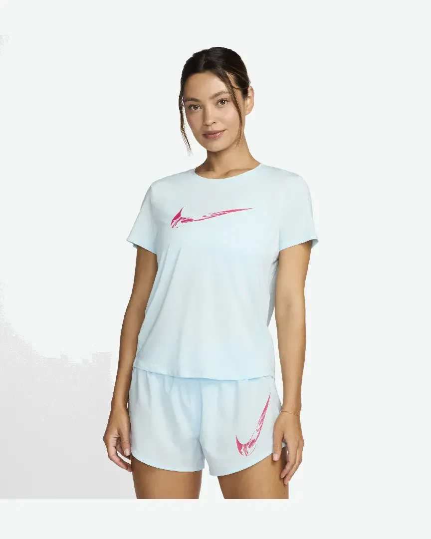 Tee-Shirt À Motif Et Manches Courtes Dri-Fit Nike One W