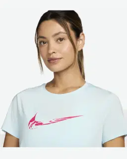 Tee-shirt à motif et manches courtes Dri-FIT Nike One Femme – 3/4