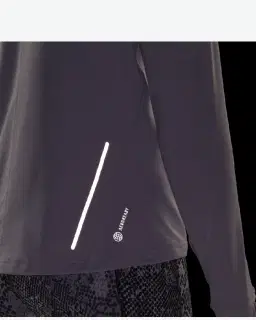 Tee-shirt adidas à manches longues et demi-zip Fast Femme – 4/4