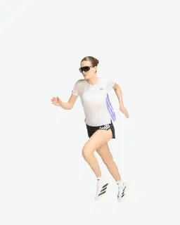 Tee-shirt adidas ADIZERO TEE Femme Femme – 3/4