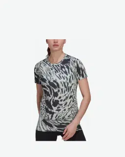 Tee-shirt adidas FAST AOP TEE Femme – 1/2
