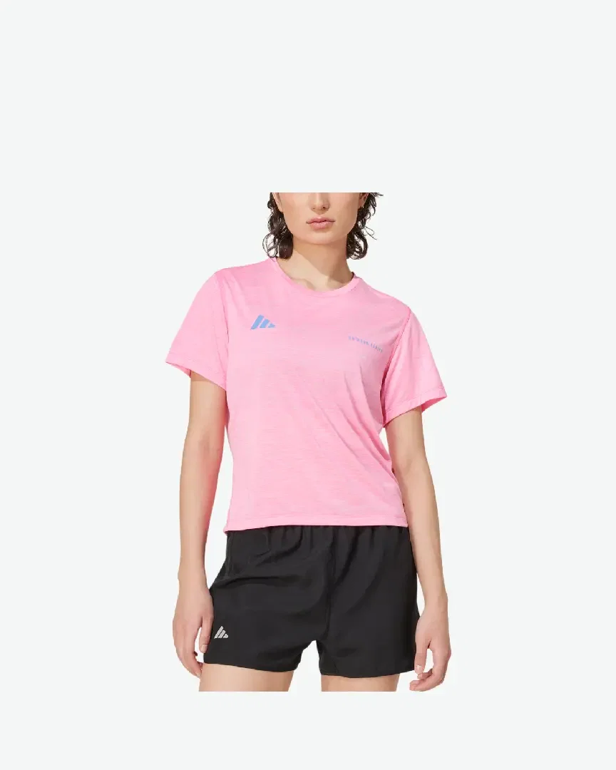 Tee-shirt adidas Own the Run Melange Femme