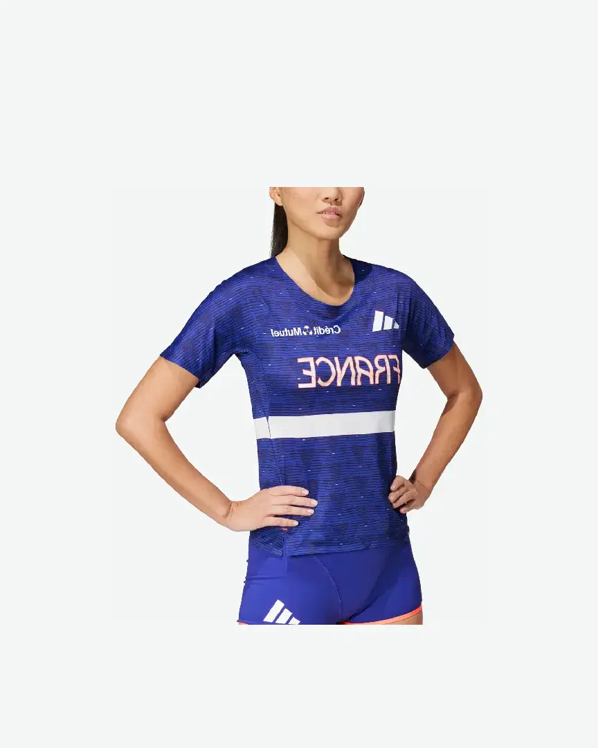 Tee-Shirt Adidas Team France W - Women (32) au meilleur prix !