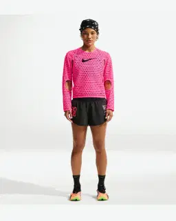 Tee-shirt court à manches longues Aero-FIT Nike Radical AirFlow After Dark Tour Femme – 4/4
