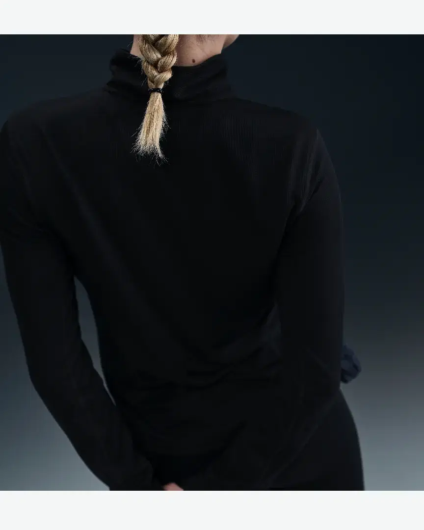 Tee-Shirt Deuxième Couche Dri-Fit À 1/4 De Zip Nike Trail W - HJ2248-010 (1) au meilleur prix !