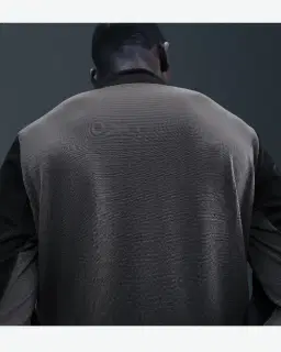 Tee-shirt d'hiver à demi-zip Nike Pacer Homme – 2/4