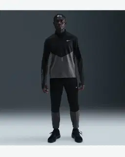 Tee-shirt d'hiver à demi-zip Nike Pacer Homme – 4/4