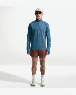 Tee-shirt d'hiver à demi-zip Therma-FIT Nike Miler Homme – 4/4