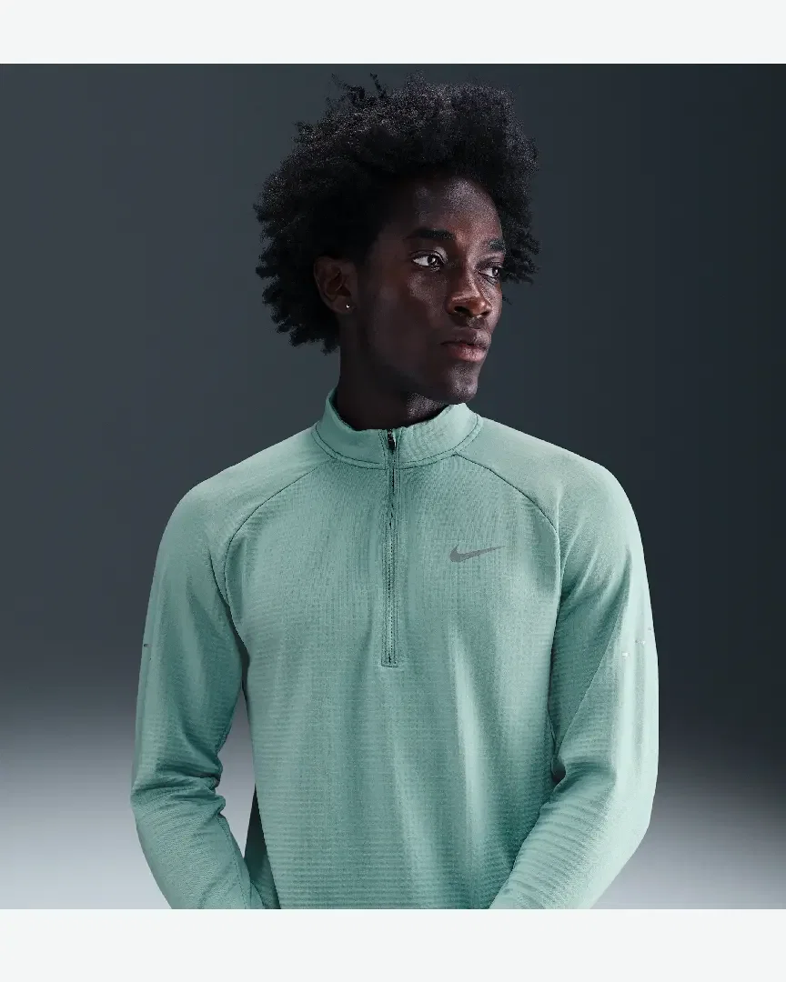 Tee-shirt d'hiver à demi-zip Therma-FIT Repel Nike Stride Homme