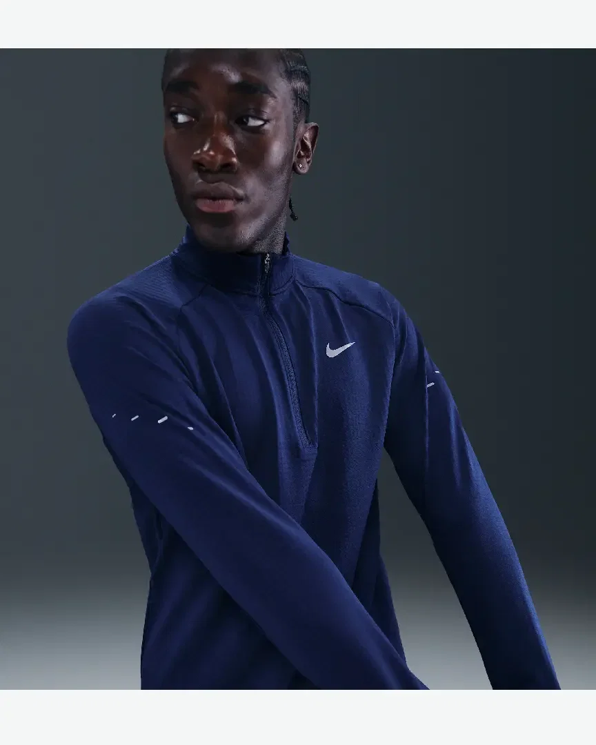 Tee-shirt d'hiver à demi-zip Therma-FIT Repel Nike Stride Homme