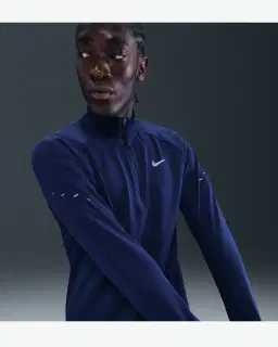 Tee-shirt d'hiver à demi-zip Therma-FIT Repel Nike Stride Homme – 1/4