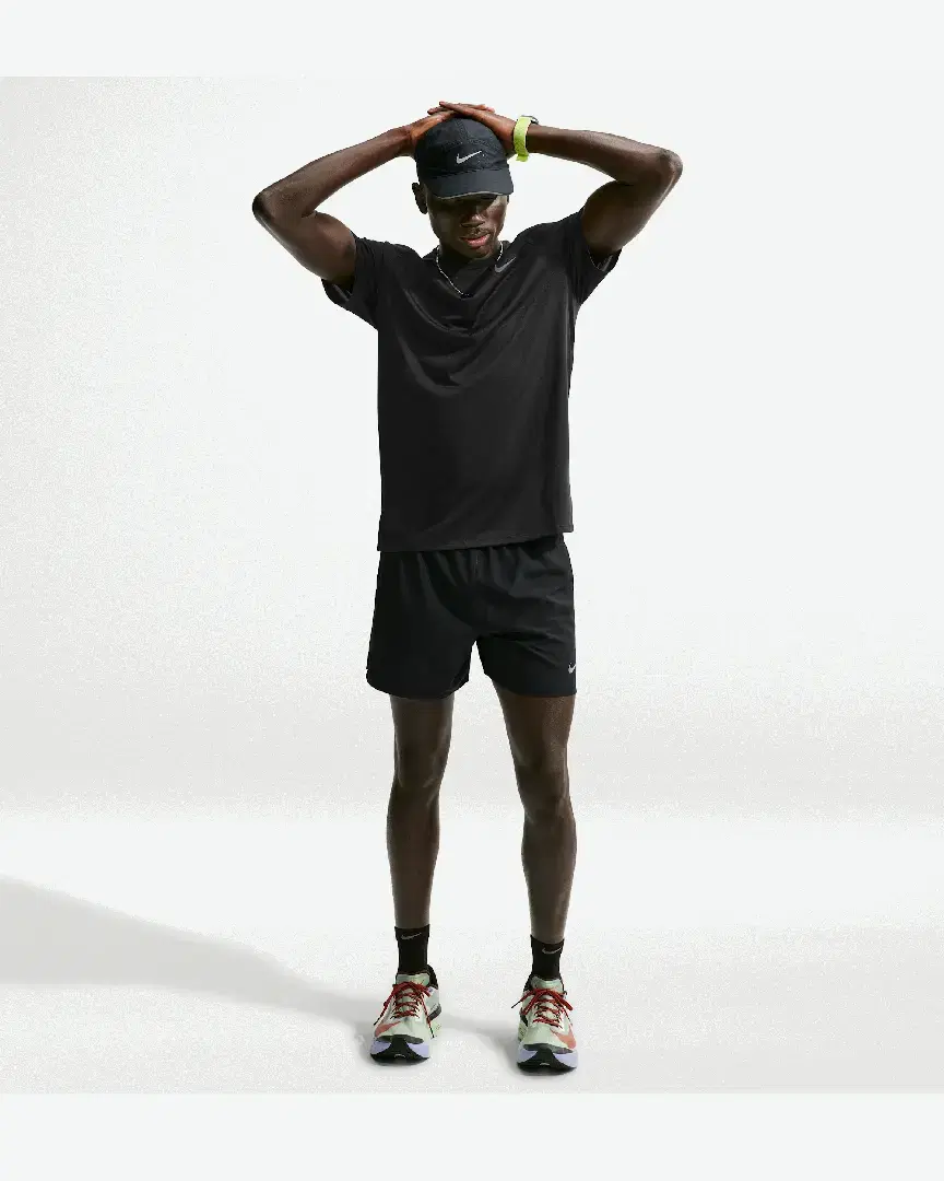 Tee-Shirt D'hiver À Manches Courtes Dri-Fit Nike Stride M - IX5938-010 (3) au meilleur prix !