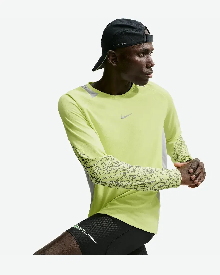 Tee-Shirt D'hiver À Manches Longues Dri-Fit Nike Stride M