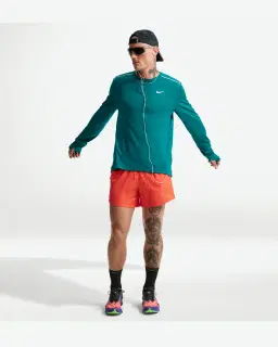 Tee-shirt d'hiver à manches longues et protection UV Dri-FIT Nike Miler Homme – 4/4