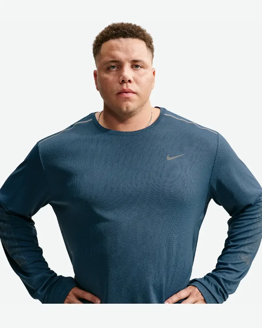 Tee-Shirt D'hiver À Manches Longues Et Protection Uv Dri-Fit Nike Miler M