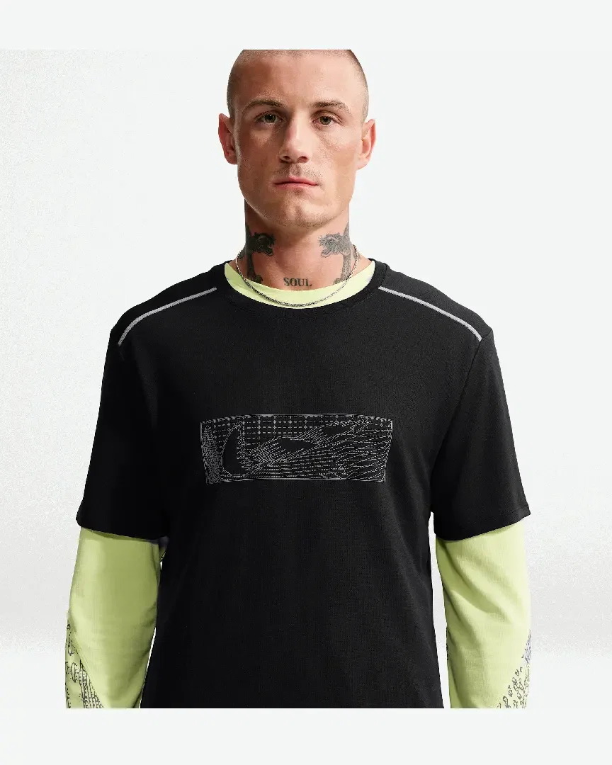 Tee-Shirt D'hiver À Protection Uv Dri-Fit Nike Miler M